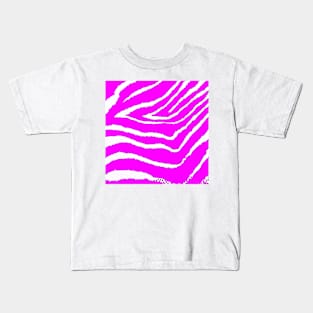 ZEBRA PINK Kids T-Shirt